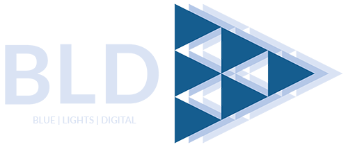 BLD Logo Blue | Lights | Digital pale blue