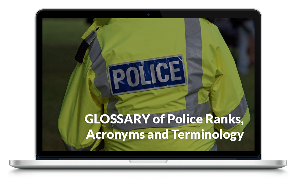 Police Ranks, Acronyms and Terminology